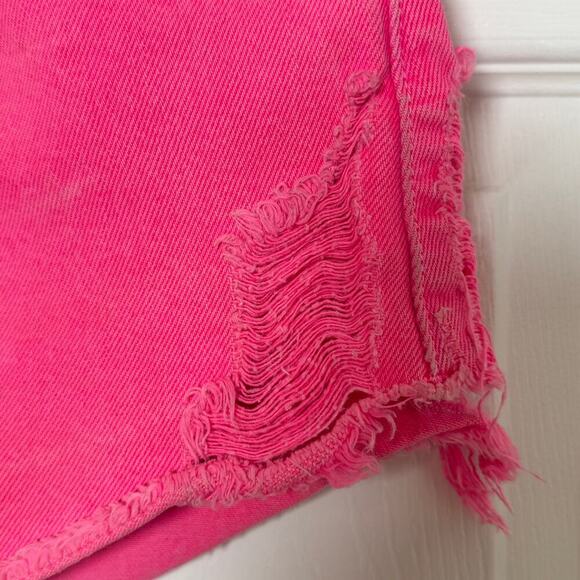Carmar LA Beatrice Neon Pink Zip Front Skirt - Size 27 - Picture 3 of 9